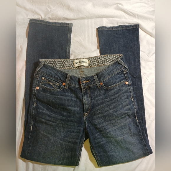 Ariat Denim - Ariat REAL Womens Perfect Rise Bootcut LITA Blue Jeans 10044388 31R